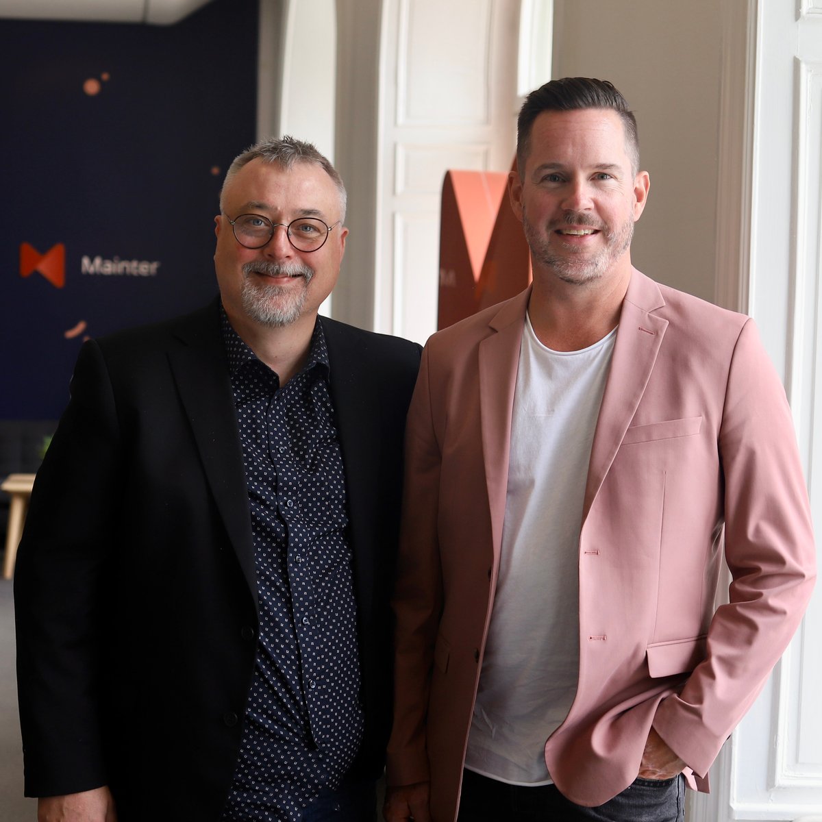 Porträttbild på Björn och Peter från Mainter